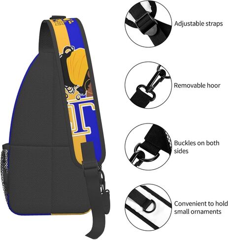 Sorority Gifts Unisex Crossbody Backpack Sling Bag chest bag for School Hiking Traveling Outdoor Daypack in Saudi Arabia