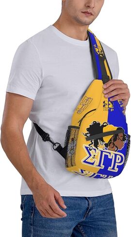 Sorority Gifts Unisex Crossbody Backpack Sling Bag chest bag for School Hiking Traveling Outdoor Daypack in Saudi Arabia