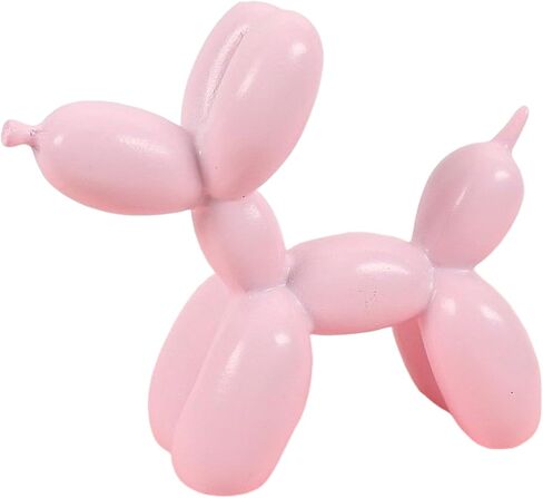 Balloon Dog Sculpture Balloon Dog Statue - Balloon Animal Decor Cute Animal Crafts Figurine - Desktop Shelf Ornament Decoration for Home Bedroom Living Room Decor(Light Blue) in Saudi Arabia