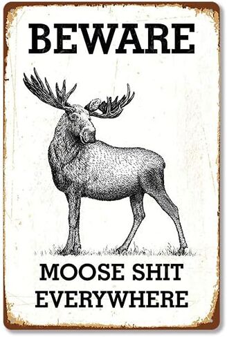Funny Metal Tin Sign Horse Beware Horse Shit Everywhere Stable Decoration Shop Farm Cafe Garage Home Decor Outdoor Indoor Wall Panel Retro Vintage Poster 8x12 Inch in Saudi Arabia