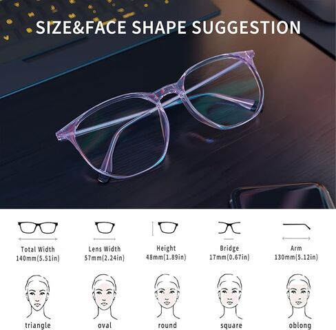 نظارات ROCKNIGHT Fashion Blue Light للنساء Bluelight Blocker الهاتف شاشة الألعاب نظارات الكمبيوتر in Kuwait