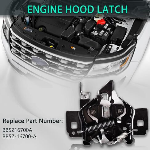 Hood Latch Compatible for Cadillac Escalade Chevrolet Suburban Tahoe 2015-2018 Replacement Hood Lock 84355610 in Saudi Arabia