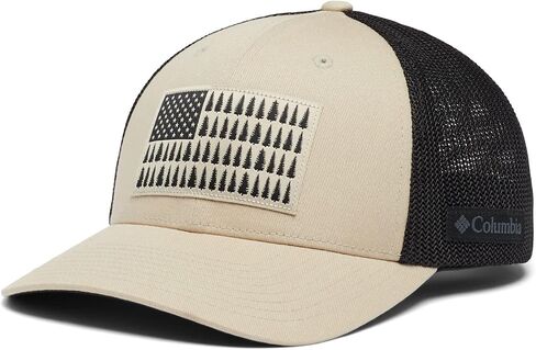 Columbia Unisex Tree Flag Mesh Ball Cap, Dark Stone/Shark, XX-Large in Saudi Arabia