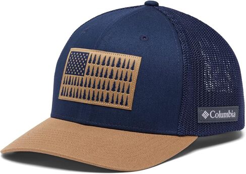 Columbia Unisex Tree Flag Mesh Ball Cap, Dark Stone/Shark, XX-Large in Saudi Arabia