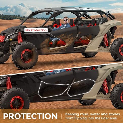 KEMIMOTO X3 Aluminum Lower Half Door Panel Inserts, kemimoto X3 Door Panels compatible with Can Am Maverick X3 Max XRS XDS 2017 2018 2019 2020 2021 2022 2023 2024 in Saudi Arabia