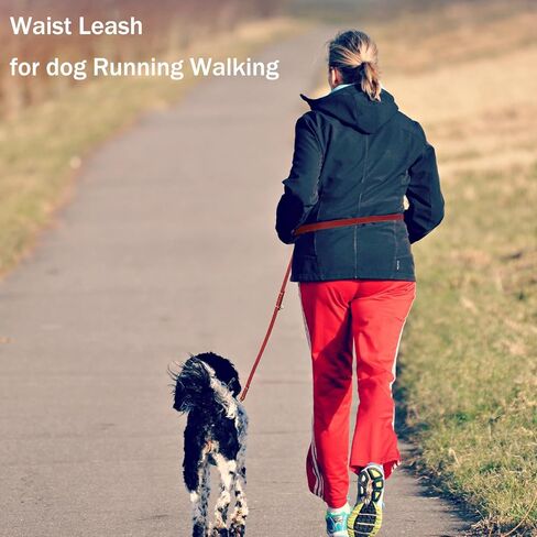 LWBMG Multifunctional Dog Leash 8ft,Strong and Soft Leather Dog Leash Adjustable, Hands Free,Crossbody, Double Dog Leash, for Service Dogs, Large Dogs, Medium Dogs and Small Dogs in Kuwait