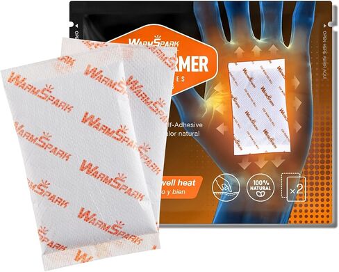 Hot Hand Warmers - 80 Count - Hand Warmers Disposable Single Use Air Activated Heat Packs for Hands, Toes and Body - Up to 12 Hours of Heat in Kuwait