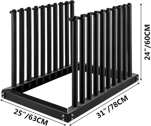 Bestauto Windshield Rack 9-Lite, Windshield Truck Rack Steel, Windshield Glass Rack 24-Inch Height, Windshield Rack for Truck w/PVC Pad & Foam Padding, Glass Rack for Truck, for Glass Transportation in Kuwait