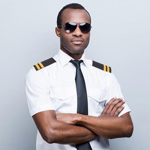 WEBEEDY 4 Pairs Professional Pilot Uniform Epaulets Airlines Pilot Epaulets Captain Uniform Epaulets Traditional Shoulder Boards with 2 Bars Gold Stripes in Saudi Arabia