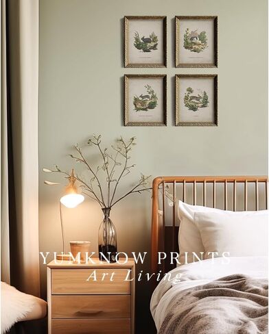 لوحة فنية جدارية على شكل أرنب عتيق - مجموعة طباعة ملصق أرنب عيد الفصح الربيعي - ديكور بيض عيد الفصح للمزرعة الحديثة لغرفة النوم وغرفة المعيشة - ديكور ريفي فرنسي ريفي - هدية حرفية للنساء in Kuwait