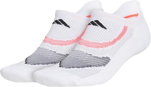 adidas Superlite Performance Tabbed No Show Running Socks with Achilles Protection (2-Pair) in Saudi Arabia