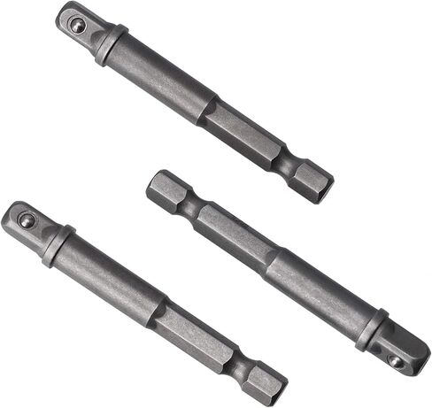 OIIKI 6 Pack 1/4 inch Square Socket Adapter Bit Set, Impact Driver Power Bits for Automotive DIY-1/4 Hex Shank in Saudi Arabia