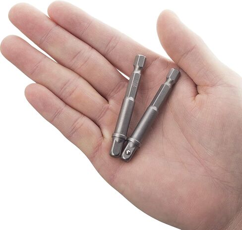 OIIKI 6 Pack 1/4 inch Square Socket Adapter Bit Set, Impact Driver Power Bits for Automotive DIY-1/4 Hex Shank in Saudi Arabia