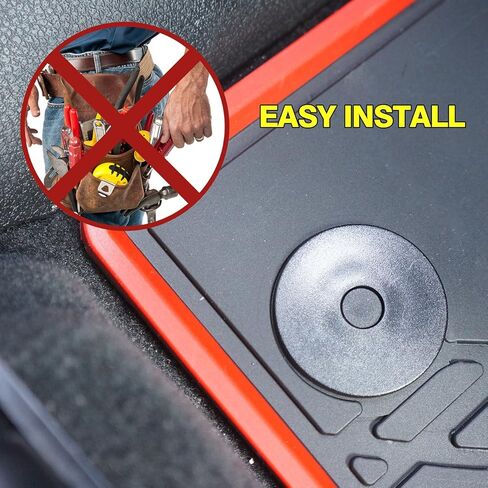 biosp Car Floor Mats Replacement for Sonata 2015 2016 2017 2018 2019 2020 2021 Front and Rear Heavy Duty Rubber Liner Set Full Black Vehicle Carpet Custom Fit-All Weather Guard Odorless in Saudi Arabia