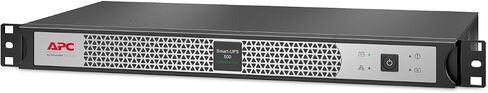 APC Smart-UPS 500VA Lithium Ion UPS مع SmartConnect، SCL500RM1UC، خط تفاعلي، UPS موجة جيبية، مصدر طاقة غير منقطع قصير العمق 120 فولت in Saudi Arabia