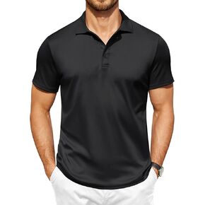 COOFANDY Men Golf Polo Shirts Short Sleeve Dry Fit Moisture Wicking Shirts Casual Collared Athletic Tees