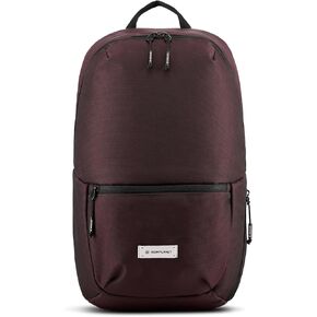 HEIMPLANET Original Mono Series Minimal Pack, 16L Daypack made from Dyecoshell™ Mono, fully recyclable (Black Diamond)