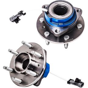 Front Rear Wheel Hub and Bearing Assembly Left or Right Compatible Buick Terraza Chevrolet Uplander Pontiac Montana Saturn Relay AUQDD 513236 x2 (Pair) [ 6 Lug W/ABS ]
