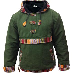 Shopoholic Fashion Mens Cotton woffle Fleece Lined Pull Over in Kuwait
