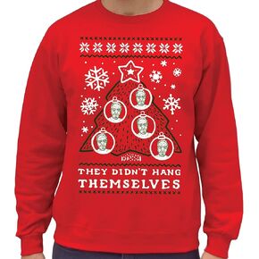 SCOBAR Epstein Ugly Christmas Crewneck Sweatshirt