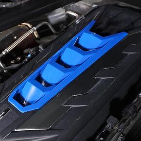 TOYCIDFG Car Engine Bay Cover Panel Trims for Chevrolet C8 Corvette Stingray Z06 2020-2024 Car Decoration Accessories (Blue)