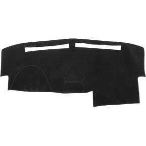 Car Dashboard Cover Mat Compatible for Nissan Titan 2004-2012, Protective Polyester Gray Center Console Interior Trim Dash Board Mat