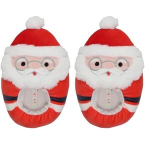 Squishmallows KellyToy Kids Slippers Plush (Nick Santa Clause (Size 11/12))
