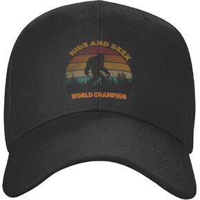 Bigfoot Baseball Cap for Men Women Adjustable Classic Dad Hat Trucker Cap for Running Outdoor Activities Snapback Hat