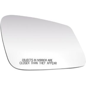 DNA MOTORING Flat Side Mirror Glass Driver Left Compatible with BMW 740i 740Li 11-15/740LixDrive 15/750i 750Li 09-15/760Li 10-15,With Heated Glass Without Auto Dimming, OEM-MG-0639