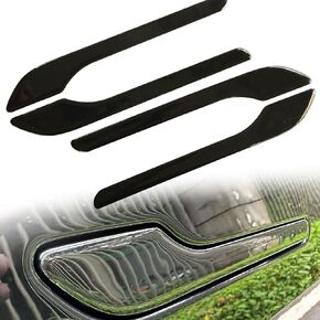 4 قطع من أغطية مقابض الباب متوافقة مع الطراز 3 والطراز Y. ملحقات الديكور والحماية لـ Tesla. (لون القرنفل)