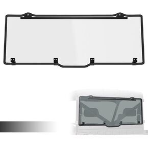 Rear Window Applicable to Polaris Ranger XP 1000/Crew 2017-2024, Polaris Ranger XP 900/Crew 2013-2019,Ranger 1000/Crew 2020-2024, Replace#2879013 UTV Rear Windshield