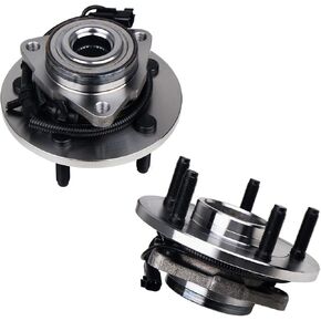 KUSATEC 515151 2PCS Front Wheel Bearing and Hub Assembly Compatible with for Ram 1500 2012-2018, for Ram 1500 Classic 2019, 5 Lug Bolts w/ABS