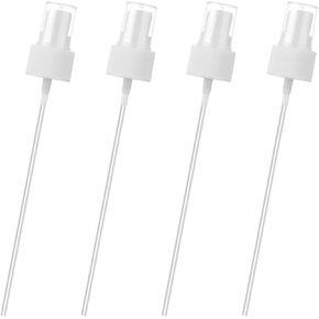 4 Pack Spray Bottle Top, Spray Tops for Bottles Spray Bottle Nozzle Sprayer Tops Replacement Pump Plastic for Essential Oil Bottles, White
