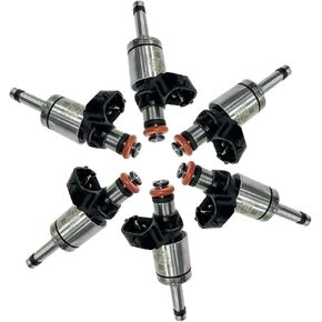 مجموعة (6) حاقن الوقود الجديد FT4E-9F593-AA متوافق مع Ford Fusion F-150 Edge 2.7L V6 Lincoln MKZ 3.0 V6 MKX 2.7 V6 FT4Z-9F593-A
