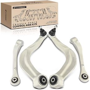 A-Premium Set of 4, Front Forward & Rearward Lower Control Arm, with Ball Joint & Bushing, Compatible with Ford Explorer 2020 2021 2022 2023