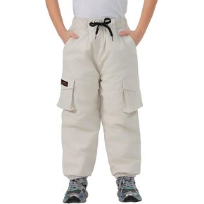 BGX Bluemagic Kids Snow Pants بنين بنات شتاء مقاوم للماء السراويل الفضفاضة في الهواء الطلق يندبروف على الجليد السراويل