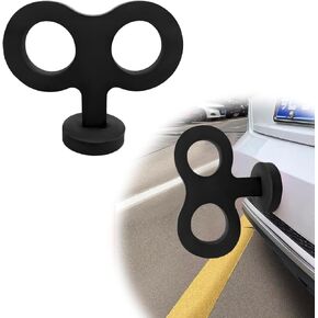 Car Wind Up Key Sticker, 3D Clockwork Wind Up Key, Cute Sticker Wind Up Rolling Key for Car Back and Roof Decoration, Turn Key Clockwork Auto Exterior Sticker, Car Accessories (Black)