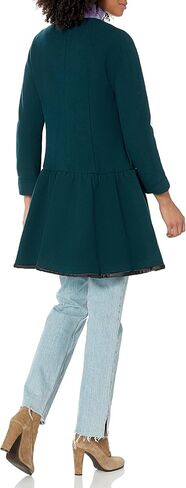 MILLY Women's Wool Flounce Coat in Saudi Arabia