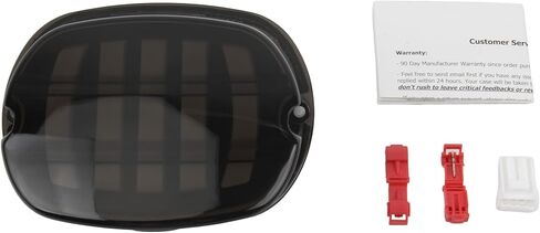 ضوء خلفي LED أسود مدخن من PowerMotor، مصابيح خلفية للفرامل القوية للدراجة النارية لـ Dyna Road King Electra Glide Street Bob Touring Davidson Parts (النوع A الخط الثالث) in Kuwait