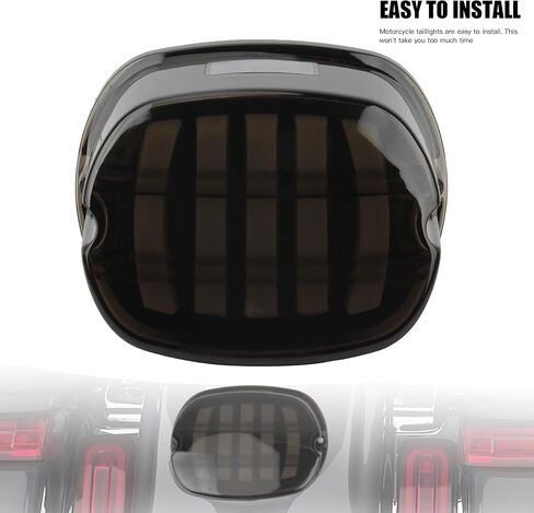 ضوء خلفي LED أسود مدخن من PowerMotor، مصابيح خلفية للفرامل القوية للدراجة النارية لـ Dyna Road King Electra Glide Street Bob Touring Davidson Parts (النوع A الخط الثالث) in Kuwait