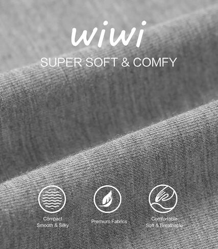 قمصان نسائية طويلة الأكمام من WiWi، بلوفر علوي، طبقة أساسية، مقاس نحيف، فيسكوز من الخيزران، تونيك S-XXL in Kuwait