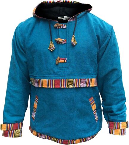 Shopoholic Fashion Mens Cotton woffle Fleece Lined Pull Over in Saudi Arabia