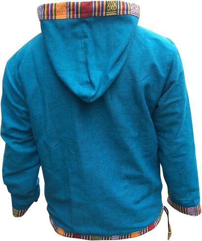 Shopoholic Fashion Mens Cotton woffle Fleece Lined Pull Over in Saudi Arabia