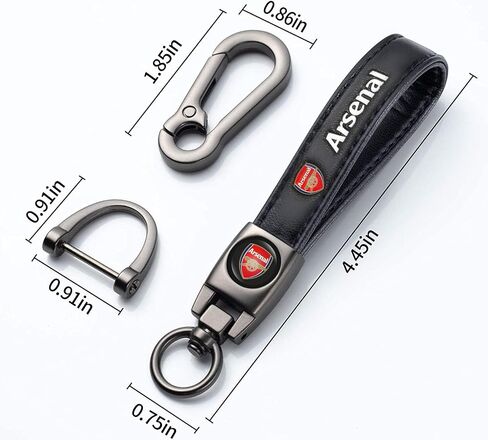 Leather Keychain for Football Fans,Car Keyring Replacement Key Fob Holder,Souvenir Gifts for Men Women in Saudi Arabia
