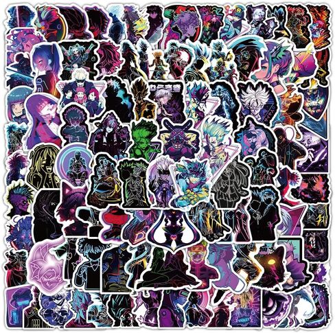 101pcs Anime makima Stickers for Water Bottle， Waterproof Chainsaw Man Decals for Laptop，Computer，Phone Case，Car，Guitar，Bumper，Skateboard，Gifts for Adults Teens in Saudi Arabia