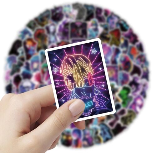 101pcs Anime makima Stickers for Water Bottle， Waterproof Chainsaw Man Decals for Laptop，Computer，Phone Case，Car，Guitar，Bumper，Skateboard，Gifts for Adults Teens in Saudi Arabia