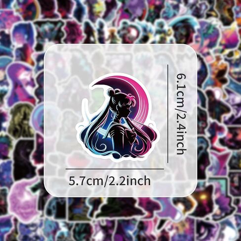 101pcs Anime makima Stickers for Water Bottle， Waterproof Chainsaw Man Decals for Laptop，Computer，Phone Case，Car，Guitar，Bumper，Skateboard，Gifts for Adults Teens in Saudi Arabia