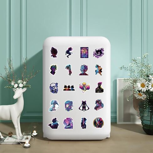 101pcs Anime makima Stickers for Water Bottle， Waterproof Chainsaw Man Decals for Laptop，Computer，Phone Case，Car，Guitar，Bumper，Skateboard，Gifts for Adults Teens in Saudi Arabia