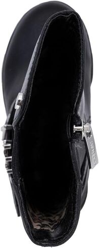 Nine West Girls Knee Ankle Boots High Riding Fashion Buckle Zipper for Girls (Toddler-Little Kid-Big Kid) in Saudi Arabia
