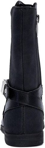 Nine West Girls Knee Ankle Boots High Riding Fashion Buckle Zipper for Girls (Toddler-Little Kid-Big Kid) in Saudi Arabia